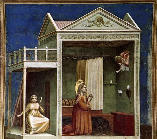 Annunciation to St Anne, GIOTTO di Bondone